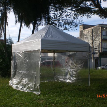Tenda 3,00 x 3,00 fechamento cristal