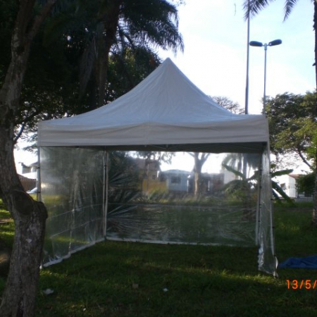 Tenda 4,00 x 4,00 fechamento cristal