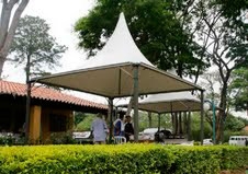 Tenda 5,00 x 5,00 chapéu de bruxa